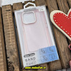 قاب گوشی iPhone 14 Pro آیفون طرح طلقی شیشه ا شفاف اورجینال NEW CASE سری BAND اکلیلی فلزی طلقی شفاف صورتی کد 177