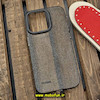 قاب گوشی iPhone 14 Pro آیفون طرح طلقی شیشه ا شفاف اورجینال NEW CASE سری BAND اکلیلی فلزی طلقی شفاف مشکی کد 178