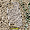 قاب گوشی iPhone 14 Pro آیفون طرح طلقی شیشه ای Camera Lens شفاف اورجینال KAOU سری الکتروپلیتینگ طلقی شفاف رنگ نقره ای کد 180