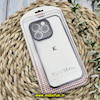 قاب گوشی iPhone 14 Pro آیفون طرح طلقی شیشه ای Camera Lens شفاف اورجینال KAOU سری الکتروپلیتینگ طلقی شفاف رنگ بنفش کد 182