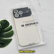قاب گوشی iPhone 14 Pro Max آیفون مدل PVD اورجینال ضد خش پشت گلس شیشه ای Camera Lens محافظ لنز دار طلایی کد 245