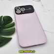 قاب گوشی iPhone 14 Pro Max آیفون مدل PVD اورجینال ضد خش پشت گلس شیشه ای Camera Lens محافظ لنز دار رزگلد کد 249
