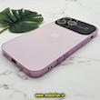 قاب گوشی iPhone 14 Pro Max آیفون مدل PVD اورجینال ضد خش پشت گلس شیشه ای Camera Lens محافظ لنز دار رزگلد کد 249