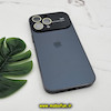 قاب گوشی iPhone 14 Pro Max آیفون مدل PVD اورجینال ضد خش پشت گلس شیشه ای Camera Lens محافظ لنز دار مشکی گرافیت کد 250