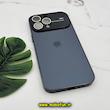 قاب گوشی iPhone 14 Pro Max آیفون مدل PVD اورجینال ضد خش پشت گلس شیشه ای Camera Lens محافظ لنز دار مشکی گرافیت کد 250