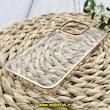 قاب گوشی iPhone 14 Pro Max آیفون طرح طلقی شیشه ای Camera Lens شفاف اورجینال KAOU سری الکتروپلیتینگ طلقی شفاف رنگ طلایی کد 252