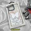 قاب گوشی iPhone 14 Pro Max آیفون پشت گلس آینه ای اورجینال CASETIFY طرح پروانه کیوت محافظ لنزدار مشکی کد 257