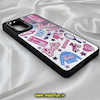 قاب گوشی Redmi Note 10 Pro - Redmi Note 10 Pro Max شیائومی پشت گلس آینه ای اورجینال CASETIFY طرح باربی Barbie محافظ لنزدار مشکی کد 722