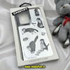 قاب گوشی Galaxy S22 Ultra سامسونگ پشت گلس آینه ای اورجینال CASETIFY طرح گربه بازیگوش محافظ لنزدار مشکی کد 360