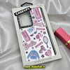 قاب گوشی Galaxy S23 Ultra سامسونگ پشت گلس آینه ای اورجینال CASETIFY طرح باربی Barbie محافظ لنزدار مشکی کد 245
