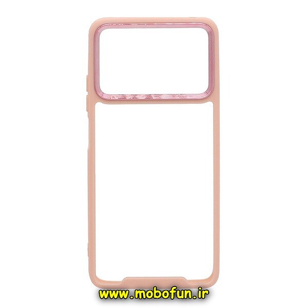 قاب گوشی Poco M4 Pro 4G شیائومی اورجینال Pro Camera طرح پشت طلق شفاف دور سیلیکونی محافظ لنز دار گلبهی کد 365