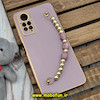 قاب گوشی Redmi Note 11 Pro 4G Global - Redmi Note 11 Pro 5G Global - Redmi Note 11E Pro 5G - Redmi Note 12 Pro 4G شیائومی طرح مای کیس گلد لاین لاکچری دستبندی نگین دار مرواریدی بنفش کد 687