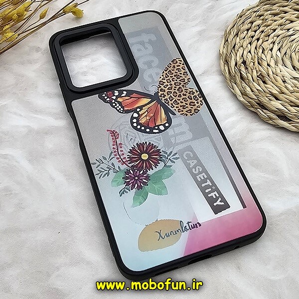 قاب گوشی Redmi Note 12 4G شیائومی طرح ضد ضربه هولوگرافیک چند بعدی پروانه CASETIFY کد 269