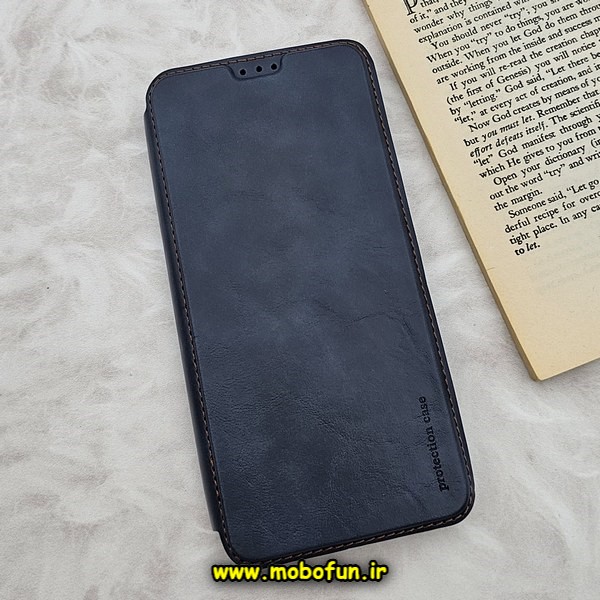 کیف گوشی موبایل Galaxy A24 4G سامسونگ کلاسوری اورجینال دادوو Dadoo مدل SPORT 2023 محافظ لنزدار سرمه ای کد E18-170266