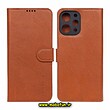 کیف گوشی Redmi 12 شیائومی مگنتی پال پرایم Pal Prime طرح چرم کتابی محافظ لنزدار عسلی کد 39
