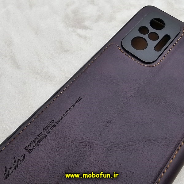 کیف گوشی موبایل Redmi Note 10 Pro 4G - Redmi Note 10 Pro Max شیائومی کلاسوری اورجینال دادوو Dadoo مدل SPORT 2023 محافظ لنزدار بنفش کد E18-170287