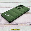 قاب گوشی Redmi Note 11 Pro 4G Global - Redmi Note 11 Pro 5G Global - Redmi Note 11E Pro 5G - Redmi Note 12 Pro 4G شیائومی سیلیکون ژله ای پافر PC زیر بسته محافظ لنز دار طرح نایکی NIKE رنگ سبز کد 695