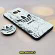 قاب گوشی Galaxy S7 Edge سامسونگ فانتزی سوزنی برجسته پاپ سوکت دار آدیداس adidas کد 60