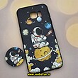 قاب گوشی Galaxy S7 Edge سامسونگ فانتزی سوزنی برجسته پاپ سوکت دار فضانورد NASA کد 64