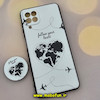 قاب گوشی Galaxy A22 4G - Galaxy M32 4G سامسونگ فانتزی سوزنی برجسته طرح قلب پاپ سوکت دار محافظ لنزدار کد 690