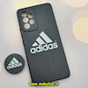 قاب گوشی Galaxy A53 5G سامسونگ فانتزی سوزنی برجسته طرح آدیداس adidas پاپ سوکت دار محافظ لنز دار کد 785
