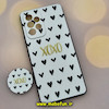 قاب گوشی Galaxy A53 5G سامسونگ فانتزی سوزنی برجسته طرح قلب XOXO پاپ سوکت دار محافظ لنز دار کد 791