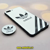 قاب گوشی iPhone 7 Plus - iPhone 8 Plus آیفون فانتزی سوزنی برجسته طرح آدیداس adidas پاپ سوکت دار کد 468