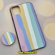 قاب گوشی iPhone 11 Pro Max آیفون فانتزی سوزنی برجسته طرح رنگین کمانی آبرنگی پاپ سوکت دار کد 634