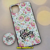 قاب گوشی iPhone 11 Pro Max آیفون فانتزی سوزنی برجسته طرح GIRL POWER پاپ سوکت دار کد 635