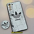 قاب گوشی Galaxy S21 FE سامسونگ فانتزی سوزنی برجسته طرح آدیداس adidas پاپ سوکت دار محافظ لنزدار کد 580