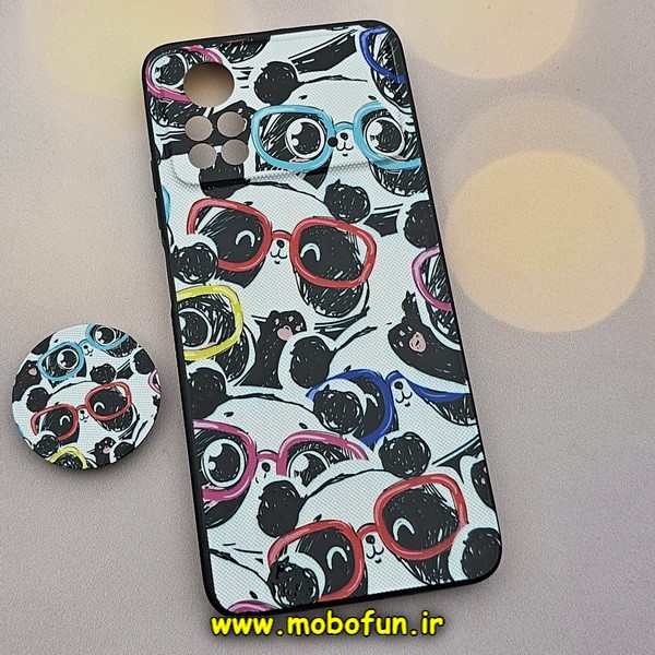 قاب گوشی Poco X4 Pro 5G شیائومی فانتزی سوزنی برجسته طرح پاندا PANDA پاپ سوکت دار محافظ لنز دار کد 690