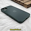 قاب گوشی iPhone 12 Pro Max آیفون مدل PVD ضد خش پشت گلس شیشه ای محافظ لنز دار سبز تیره کد 731