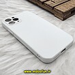 قاب گوشی iPhone 13 Pro Max آیفون مدل PVD ضد خش پشت گلس شیشه ای محافظ لنز دار سفید کد 616
