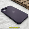 قاب گوشی iPhone 13 Pro Max آیفون مدل PVD ضد خش پشت گلس شیشه ای محافظ لنز دار بنفش کد 617