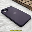 قاب گوشی iPhone 13 Pro Max آیفون مدل PVD ضد خش پشت گلس شیشه ای محافظ لنز دار بنفش کد 617