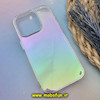 قاب گوشی iPhone 14 Pro طرح طلقی شیشه ای شفاف ایربگ دار کپسولی هولوگرامی کد 185