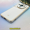 قاب گوشی Xiaomi 12S Ultra شیائومی طرح ژله ای مای کیس گلد لاین دور طلایی محافظ لنز دار سفید کد 1