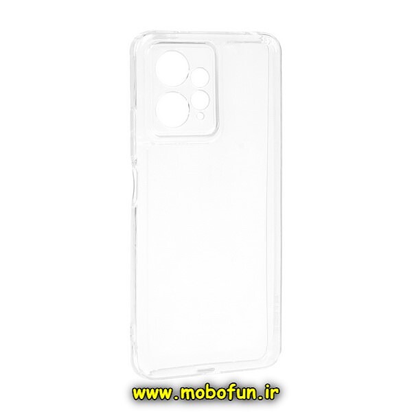قاب گوشی Redmi Note 12 4G شیائومی طرح ژله ای شفاف بی رنگ SPACE ایربگ دار محافظ لنز دار کد 290