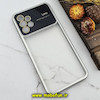 قاب گوشی Galaxy A13 4G - Galaxy A04S سامسونگ طرح الکتروپلیتینگ ژله ای شفاف اورجینال Camera Lens محافظ لنز دار نقره ای کد 766