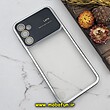 قاب گوشی Galaxy A14 4G - Galaxy A14 5G سامسونگ طرح الکتروپلیتینگ ژله ای شفاف اورجینال Camera Lens محافظ لنز دار نقره ای کد 592