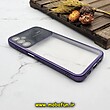 قاب گوشی Galaxy A14 4G - Galaxy A14 5G سامسونگ طرح الکتروپلیتینگ ژله ای شفاف اورجینال Camera Lens محافظ لنز دار بنفش کد 594