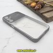 قاب گوشی Galaxy A24 4G سامسونگ طرح الکتروپلیتینگ ژله ای شفاف اورجینال Camera Lens محافظ لنز دار مشکی کد 323