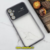 قاب گوشی Galaxy A34 5G سامسونگ طرح الکتروپلیتینگ ژله ای شفاف اورجینال Camera Lens محافظ لنز دار مشکی کد 501