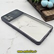 قاب گوشی Galaxy A51 سامسونگ طرح الکتروپلیتینگ ژله ای شفاف اورجینال Camera Lens محافظ لنز دار مشکی کد 913