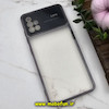 قاب گوشی Galaxy A51 سامسونگ طرح الکتروپلیتینگ ژله ای شفاف اورجینال Camera Lens محافظ لنز دار مشکی کد 913