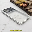 قاب گوشی Galaxy A52 - Galaxy A52S سامسونگ طرح الکتروپلیتینگ ژله ای شفاف اورجینال Camera Lens محافظ لنز دار نقره ای کد 1226