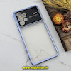 قاب گوشی Galaxy A53 5G سامسونگ طرح الکتروپلیتینگ ژله ای شفاف اورجینال Camera Lens محافظ لنز دار آبی کد 795