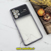 قاب گوشی Galaxy A53 5G سامسونگ طرح الکتروپلیتینگ ژله ای شفاف اورجینال Camera Lens محافظ لنز دار مشکی کد 798