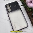 قاب گوشی Galaxy A54 5G سامسونگ طرح الکتروپلیتینگ ژله ای شفاف اورجینال Camera Lens محافظ لنز دار مشکی کد 583