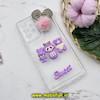 قاب گوشی Galaxy A52 4G - Galaxy A52 5G - Galaxy A52S سامسونگ طرح شفاف ژله ای سه بعدی برجسته عروسکی SWEET محافظ لنز دار پام پام یاسی کد 1232